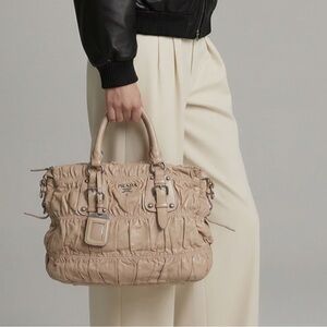 Prada Nappa Gaufre tote bag Satchel bag